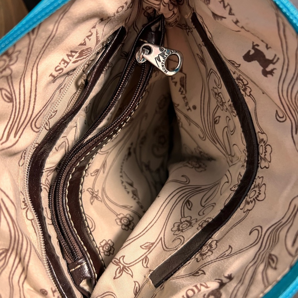 Super cute leather western crossbody purse